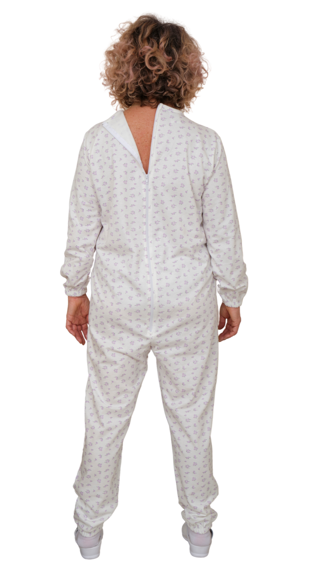 Warmer Winter-Pflegeoverall aus 100% Baumwoll-Sweatstoff | Unisex - 9012-F