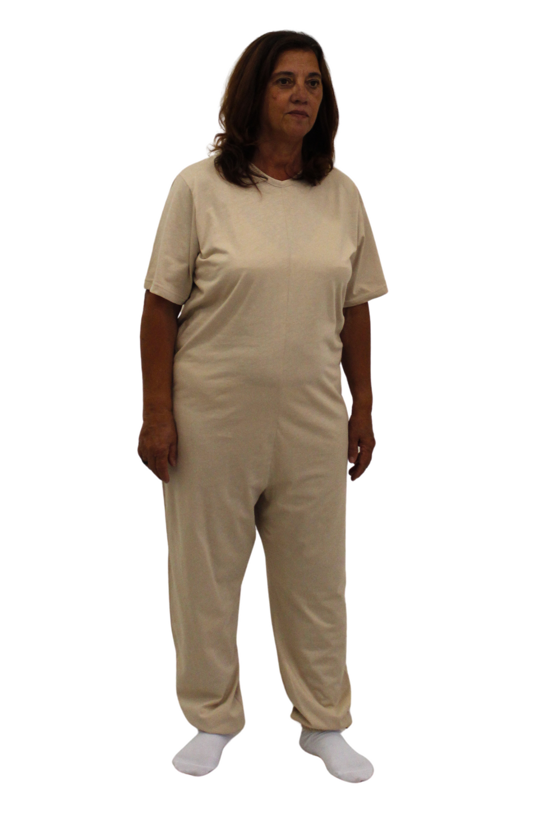 Sommer-Pflegeoverall aus 100% Baumwolle | Kurz | Unisex | Made in Italy - 9015/5 MC PC