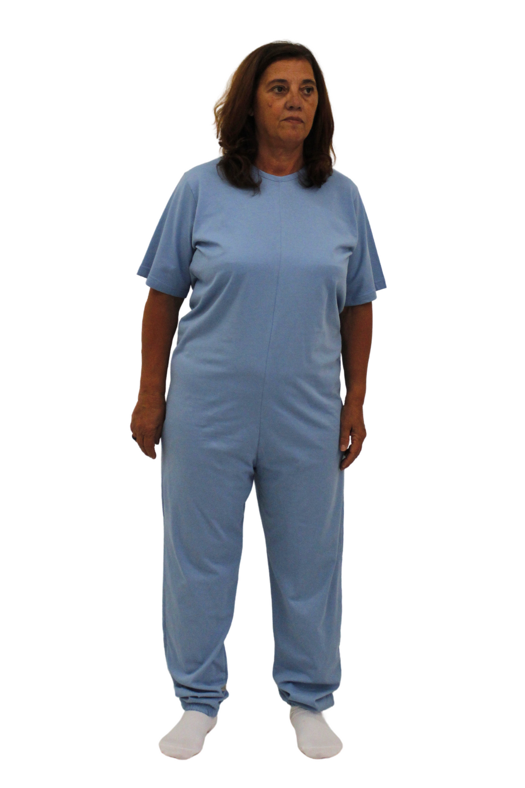 Sommer-Pflegeoverall aus 100% Baumwolle | Kurz | Unisex | Made in Italy - 9015/5 MC PC