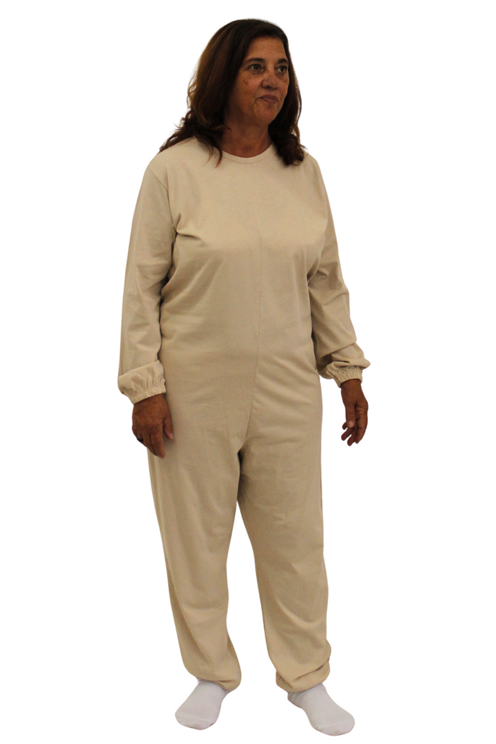 Ganzjähriger Pflegeoverall aus 100% Baumwolle | Langarm | Unisex | Made in Italy - 9015/1 ML PL