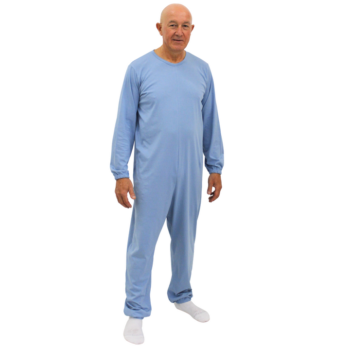 Ganzjähriger Pflegeoverall aus 100% Baumwolle | Langarm | Unisex | Made in Italy - 9015/1 ML PL