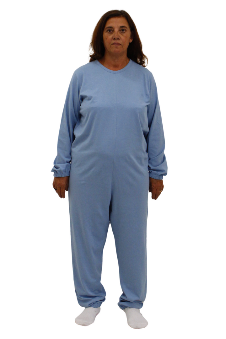 Ganzjähriger Pflegeoverall aus 100% Baumwolle | Langarm | Unisex | Made in Italy - 9015/1 ML PL