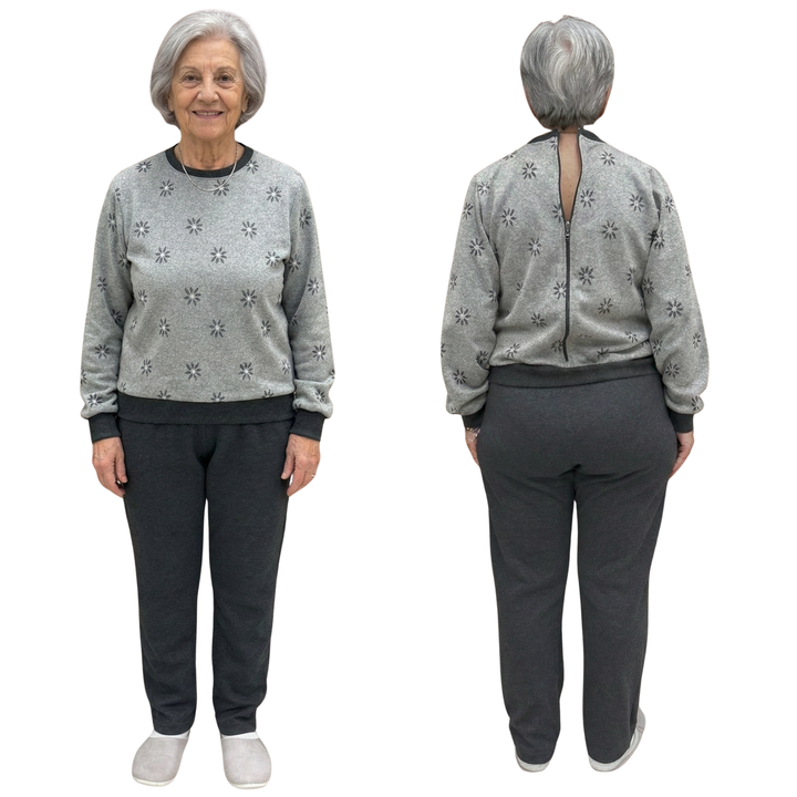 Alltagstauglicher Winter-Pflegeoverall für Damen in sportlicher Optik | Anti-Manipulationsschutz | Ferrucci Comfort - 9052