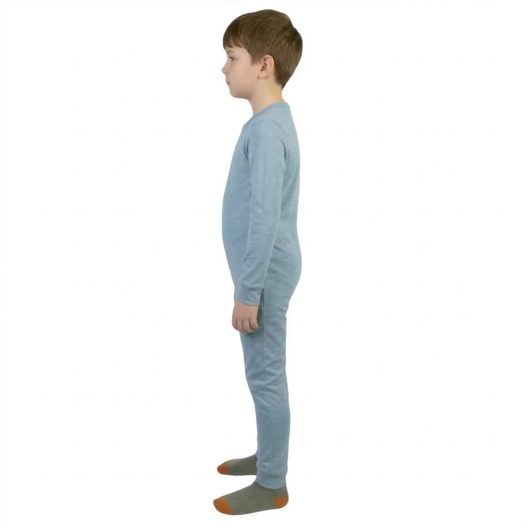 Pflegeoverall für Kinder, langarm | mit Reißverschluss am Rücken | aus 100% Baumwolle | Ferrucci Comfort - 9028/1