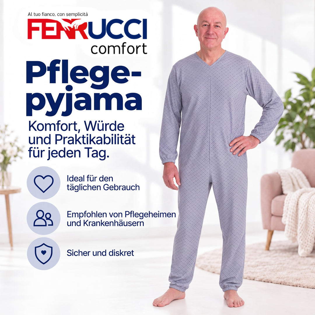 Pflegeleichter Langarm-Pflegeoverall aus Mischgewebe | Waschbar bei 60° - 9008/1