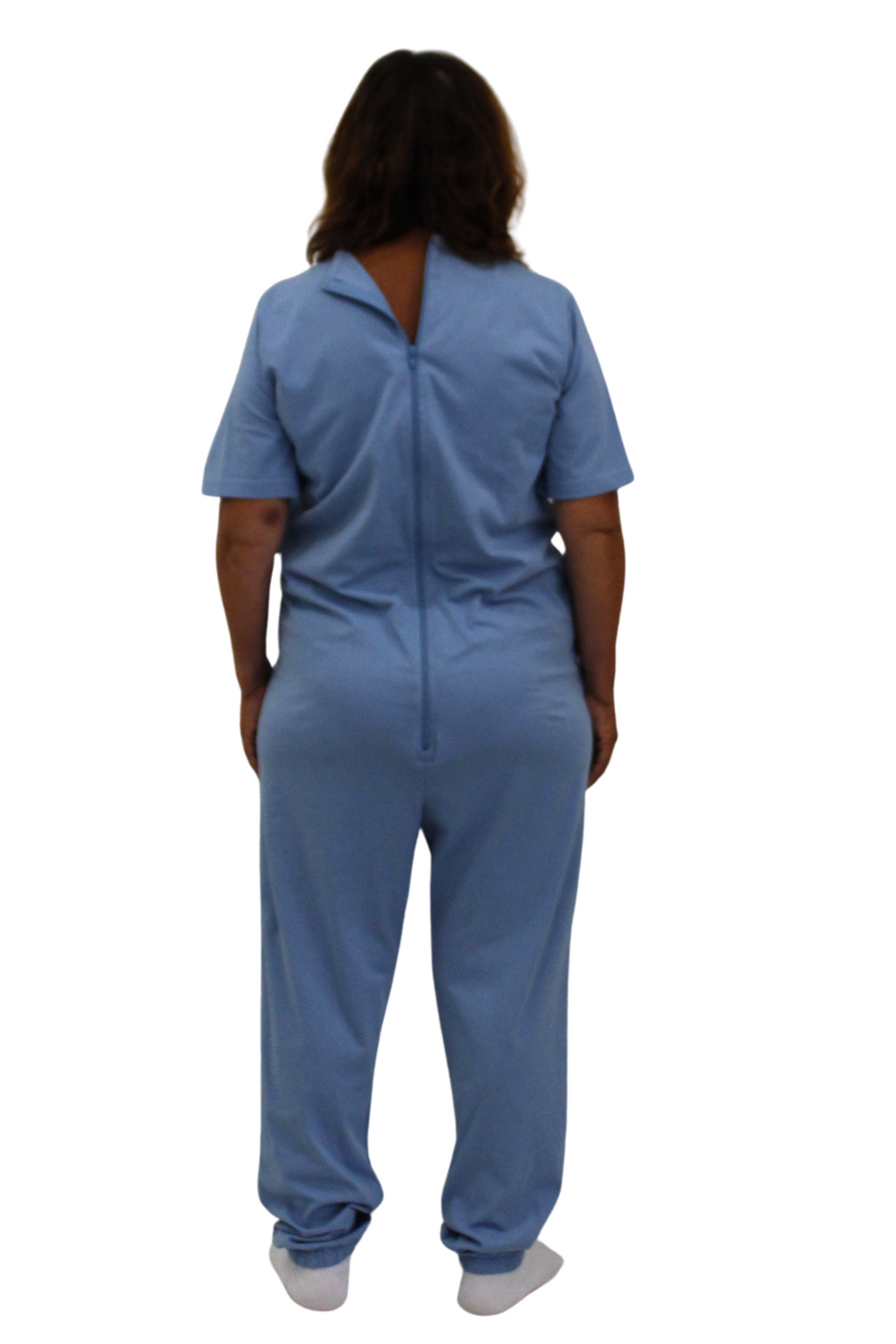 Sommer-Pflegeoverall aus 100% Baumwolle | Kurz | Unisex | Made in Italy - 9015/5 MC PC