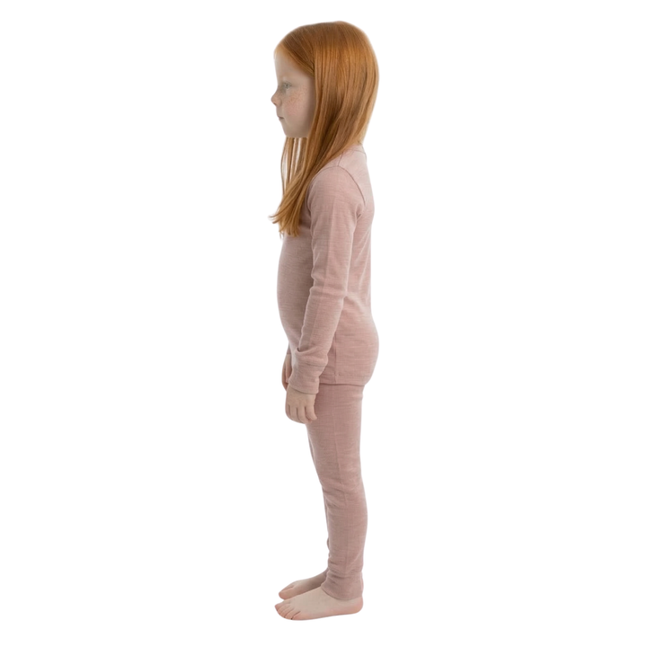 Winter-Pflegeoverall für Kinder, langarm | mit Reißverschluss am Rücken | aus warmem Sweatstoff | Ferrucci Comfort - 9028-F