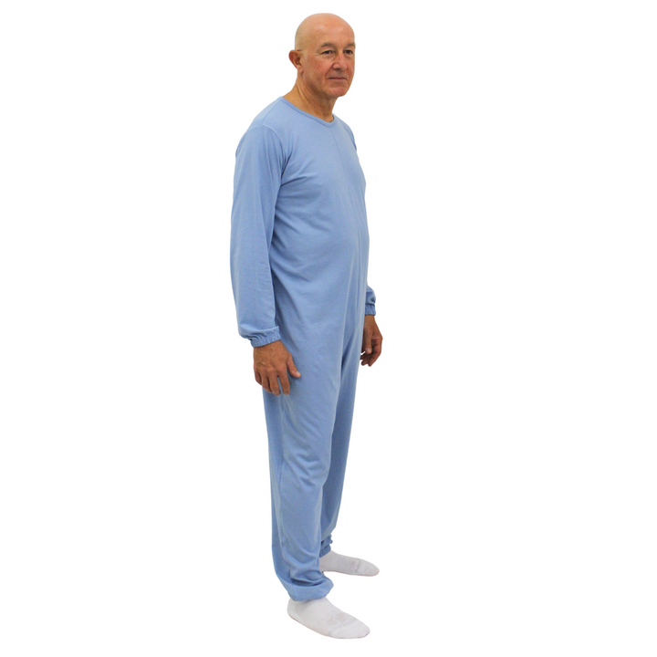 Ganzjähriger Pflegeoverall aus 100% Baumwolle | Langarm | Unisex | Made in Italy - 9015/1 ML PL
