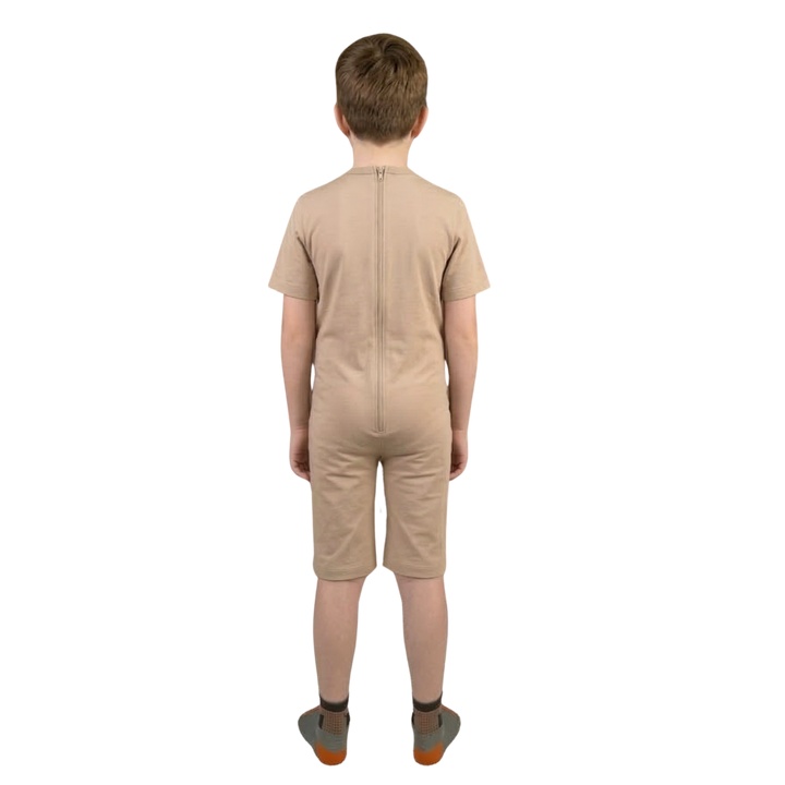 Sommer-Pflegeoverall für Kinder, kurz | mit Reißverschluss am Rücken | bei Inkontinenz | Ferrucci Comfort - 9028/5