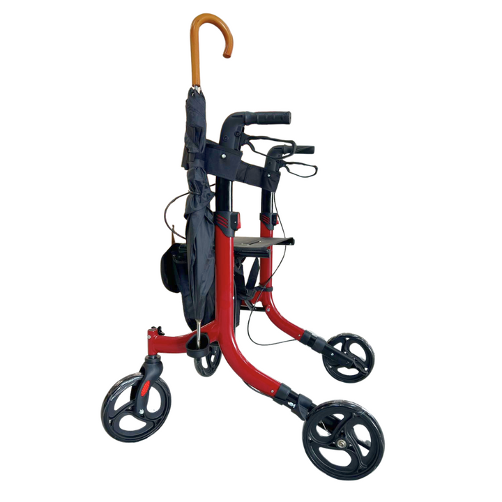 Leichter &amp; faltbarer Aluminium-Rollator mit Sitz &amp; Tasche | Höhenverstellbar - VITAWALK PRO SC5023B