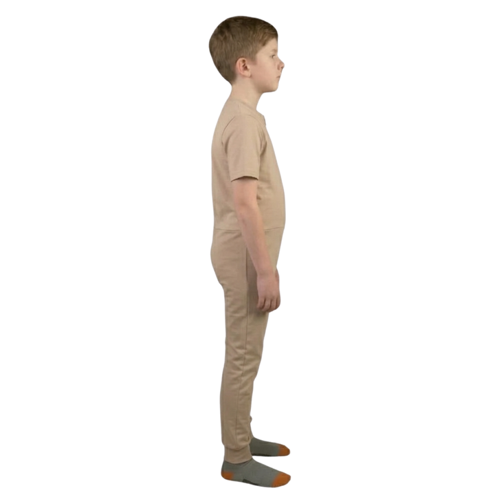 Pflegeoverall für Kinder, Kurzarm | mit Reißverschluss am Rücken | bei Inkontinenz &amp; Kleiderablehnung | Ferrucci Comfort - 9028/3