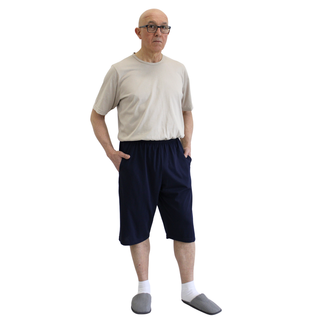 Alltagstauglicher Pflegeoverall in Freizeitanzug-Optik | Unisex | mit Reißverschluss am Rücken - 9023 MC PC
