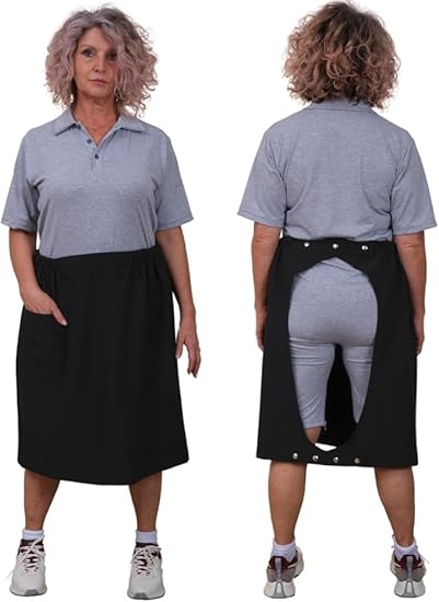 Adaptiver Damen-Rock mit hinterer Knopfleiste | Ideal für Rollstuhlfahrerinnen - 9080