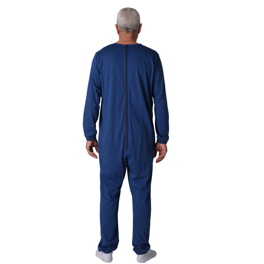 Ganzjähriger Pflegeoverall aus 100% Baumwolle | Langarm | Unisex | Made in Italy - 9015/1 ML PL