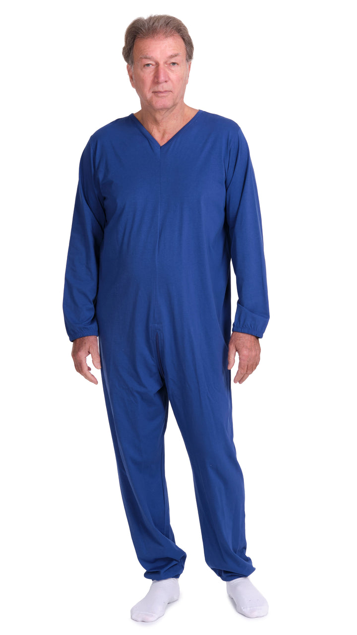 Professioneller Pflegeoverall mit durchgehendem Reißverschluss | 100% Baumwolle, Made in Italy - 9078 ML PL