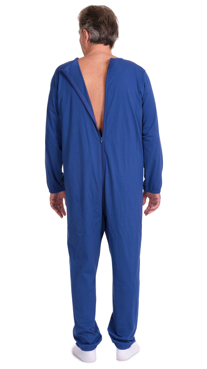 Professioneller Pflegeoverall mit durchgehendem Reißverschluss | 100% Baumwolle, Made in Italy - 9078 ML PL