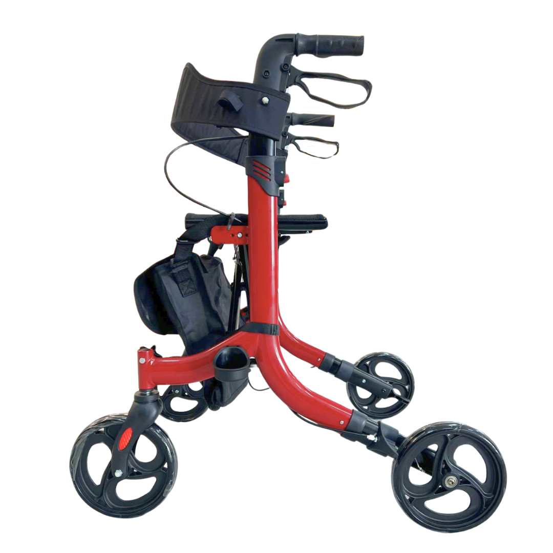 Leichter &amp; faltbarer Aluminium-Rollator mit Sitz &amp; Tasche | Höhenverstellbar - VITAWALK PRO SC5023B