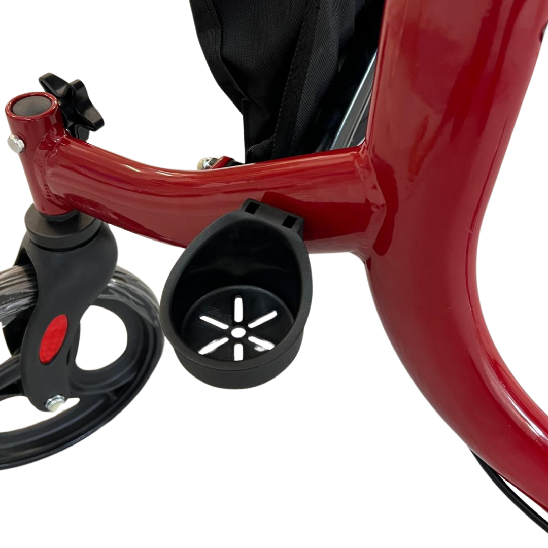 Leichter &amp; faltbarer Aluminium-Rollator mit Sitz &amp; Tasche | Höhenverstellbar - VITAWALK PRO SC5023B