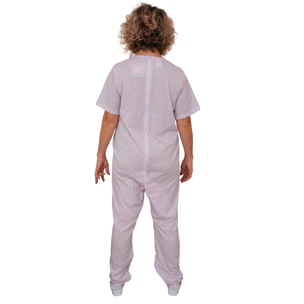 Sommer-Pflegeoverall mit Beinreißverschluss | Pflegeleicht &amp; Waschbar bei 60° - 9008/4