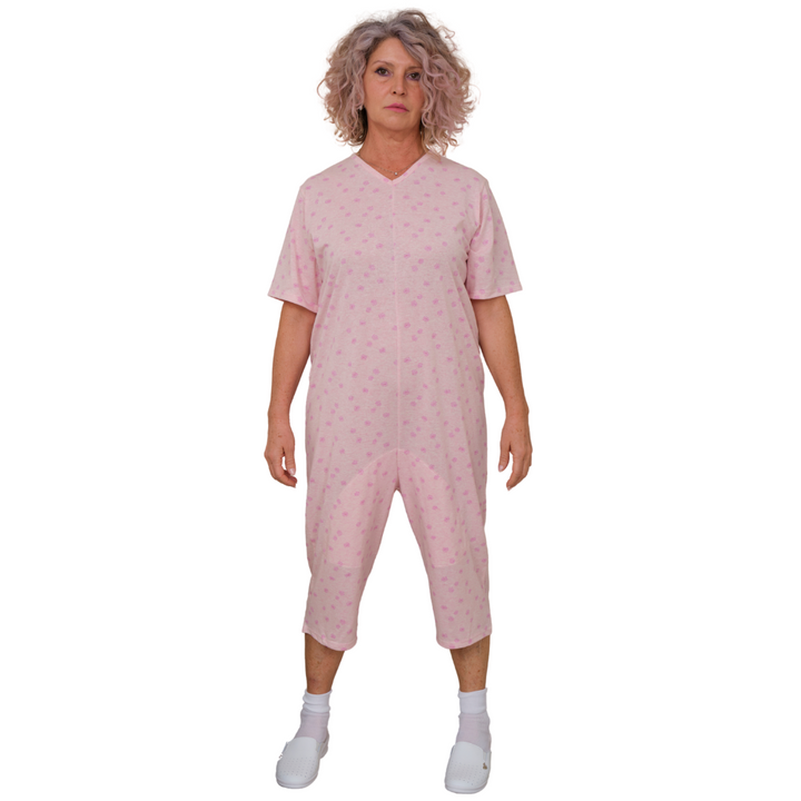 Kurzarm-Sommer-Pflegeoverall aus pflegeleichtem Mischgewebe | Waschbar bei 60° - 9008/5
