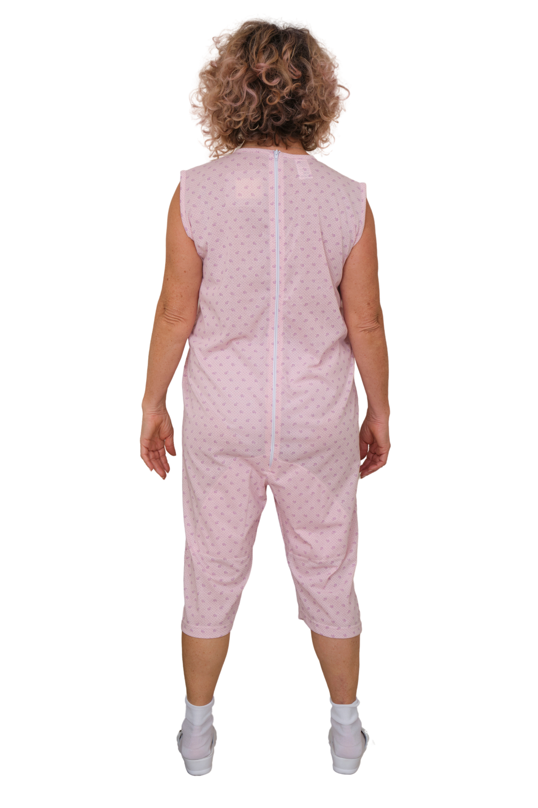 Ärmelloser Sommer-Pflegeoverall aus pflegeleichtem Mischgewebe | Waschbar bei 60° - 9008/7