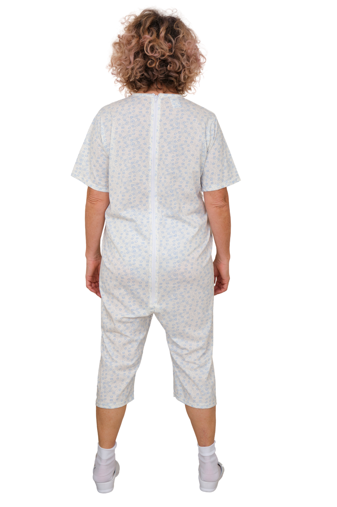 Handgefertigter Sommer-Pflegeoverall aus 100% Baumwolle | Unisex - 9012/5