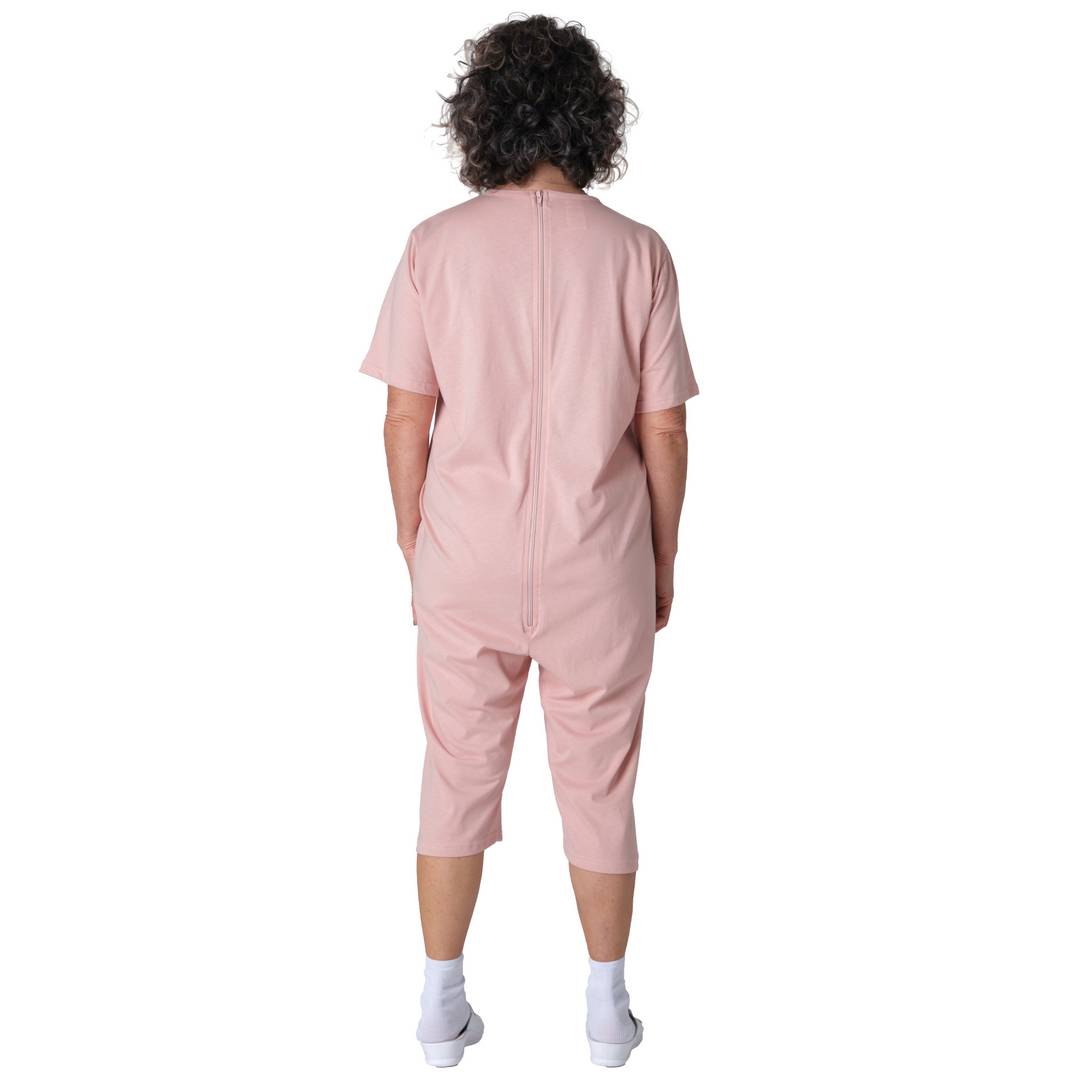 Sommer-Pflegeoverall aus 100% Baumwolle | Kurz | Unisex | Made in Italy - 9015/5 MC PC