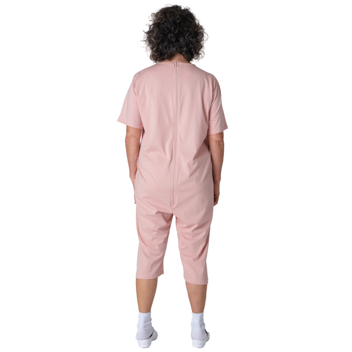 Sommer-Pflegeoverall aus 100% Baumwolle | Kurz | Unisex | Made in Italy - 9015/5 MC PC