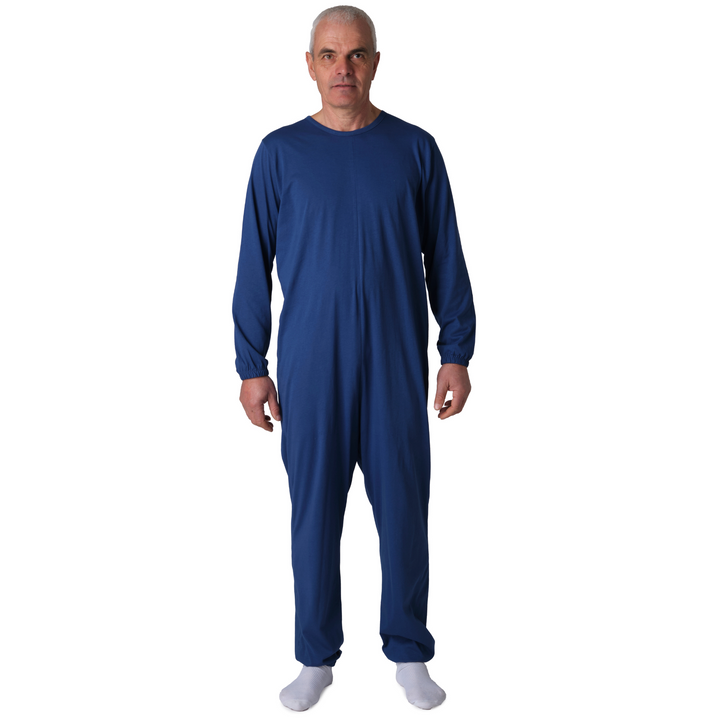 Ganzjähriger Pflegeoverall aus 100% Baumwolle | Langarm | Unisex | Made in Italy - 9015/1 ML PL