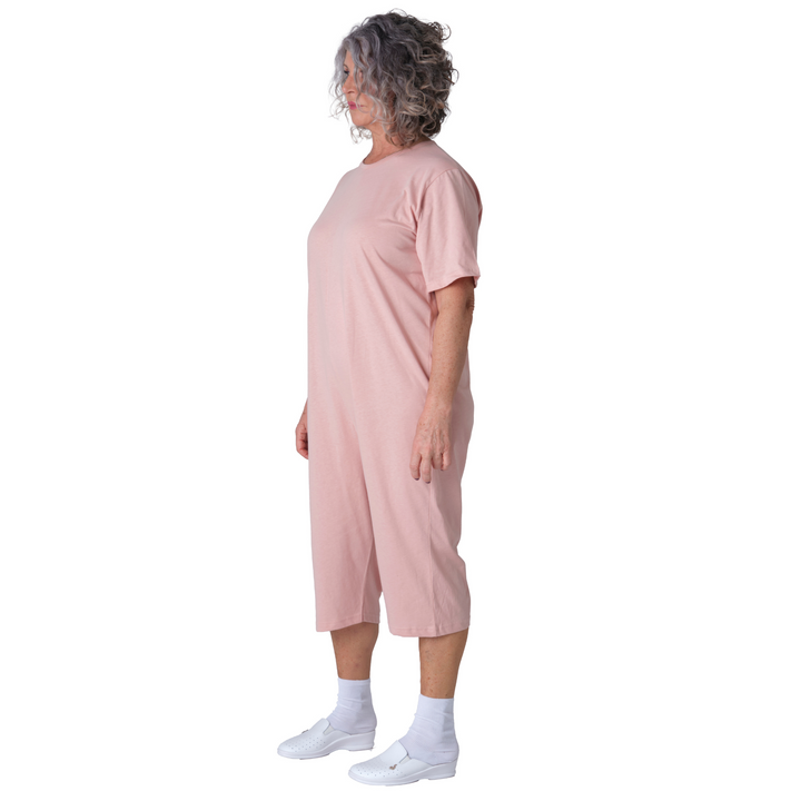 Sommer-Pflegeoverall aus 100% Baumwolle | Kurz | Unisex | Made in Italy - 9015/5 MC PC