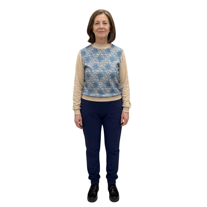 Damen Winter-Pflegeoverall mit Rollkragen für Senioren | Reißverschluss am Rücken &amp; wasserabweisend | Adaptive Kleidung bei Alzheimer | Ferrucci Comfort - 9025