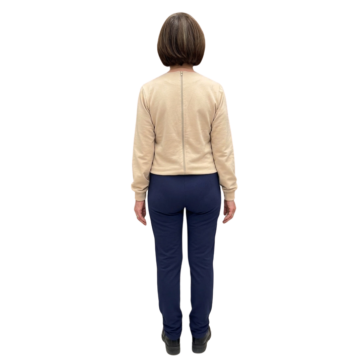 Damen Winter-Pflegeoverall mit Rollkragen für Senioren | Reißverschluss am Rücken &amp; wasserabweisend | Adaptive Kleidung bei Alzheimer | Ferrucci Comfort - 9025