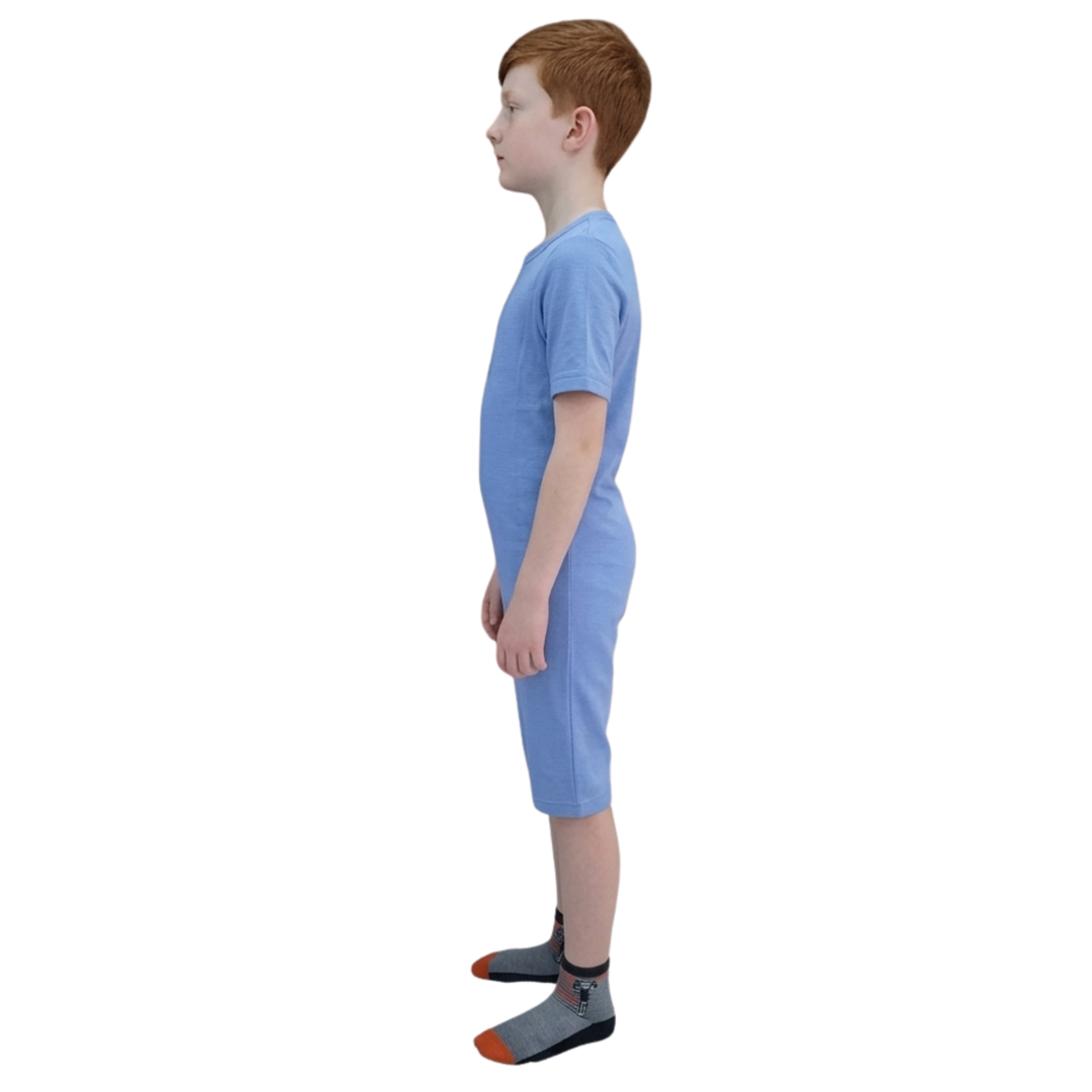 Sommer-Pflegeoverall für Kinder, kurz | mit Reißverschluss am Rücken | bei Inkontinenz | Ferrucci Comfort - 9028/5
