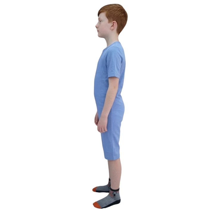 Sommer-Pflegeoverall für Kinder, kurz | mit Reißverschluss am Rücken | bei Inkontinenz | Ferrucci Comfort - 9028/5