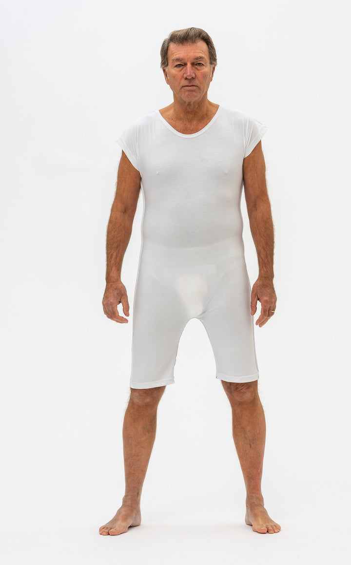 Professioneller Pflegebody mit Rücken- &amp; Beinreißverschluss | Unisex - 9039