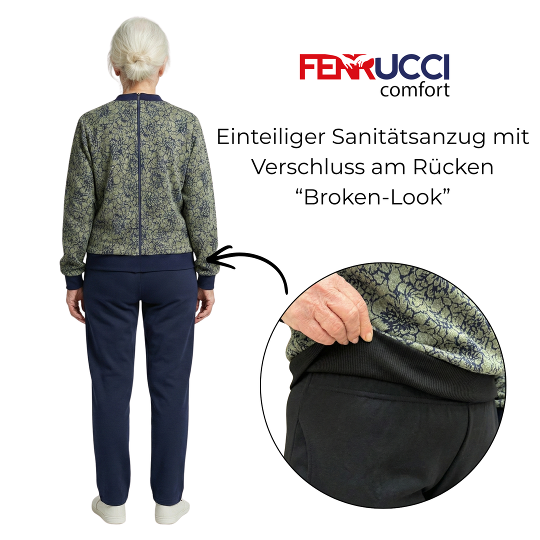 Alltagstauglicher Winter-Pflegeoverall für Damen in sportlicher Optik | Anti-Manipulationsschutz | Ferrucci Comfort - 9052