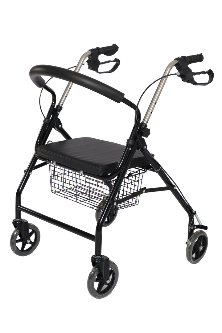 Professioneller &amp; leichter Aluminium-Rollator | Faltbar &amp; bis 120 kg belastbar