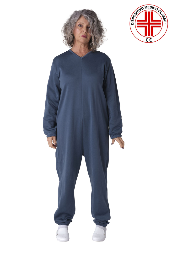 Hypoallergener Pflegeoverall mit Anti-Milben-Schutz | Reißfest &amp; Geruchshemmend - 9021