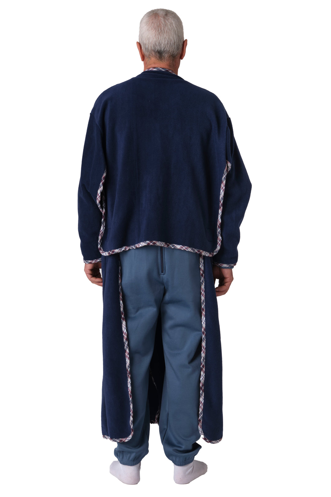Tragbare Kuscheldecke mit Ärmeln &amp; Taschen | Fleece-Poncho mit seitlichem Klettverschluss