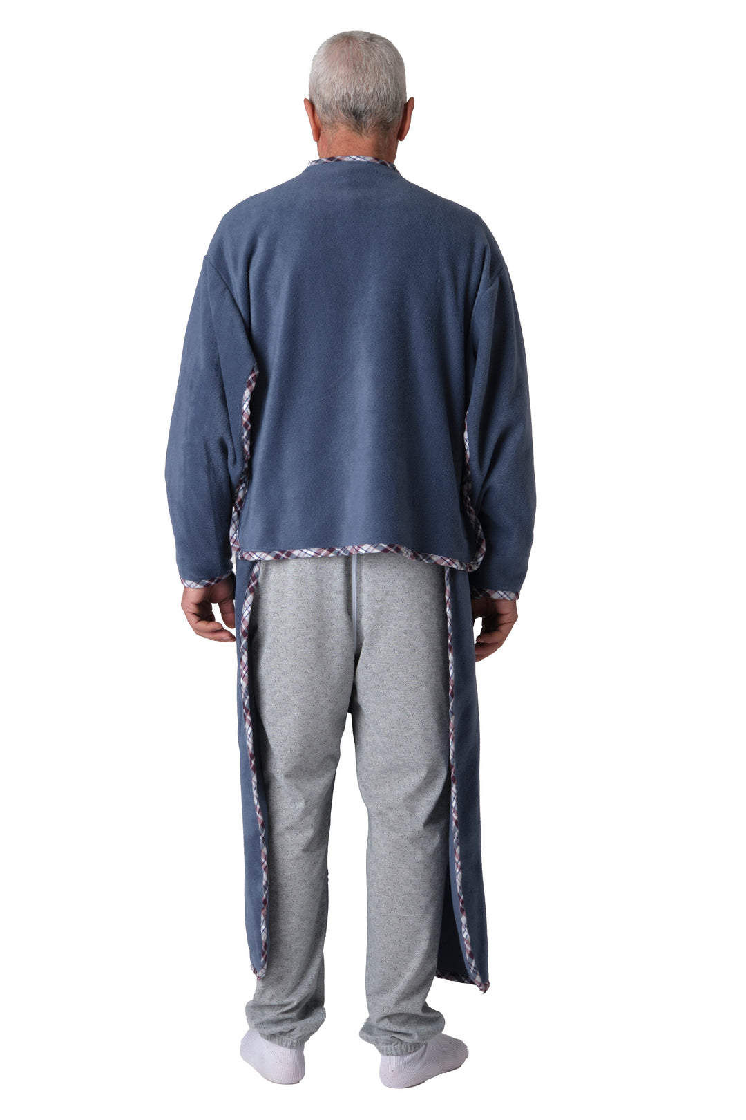 Tragbare Kuscheldecke mit Ärmeln &amp; Taschen | Fleece-Poncho mit seitlichem Klettverschluss