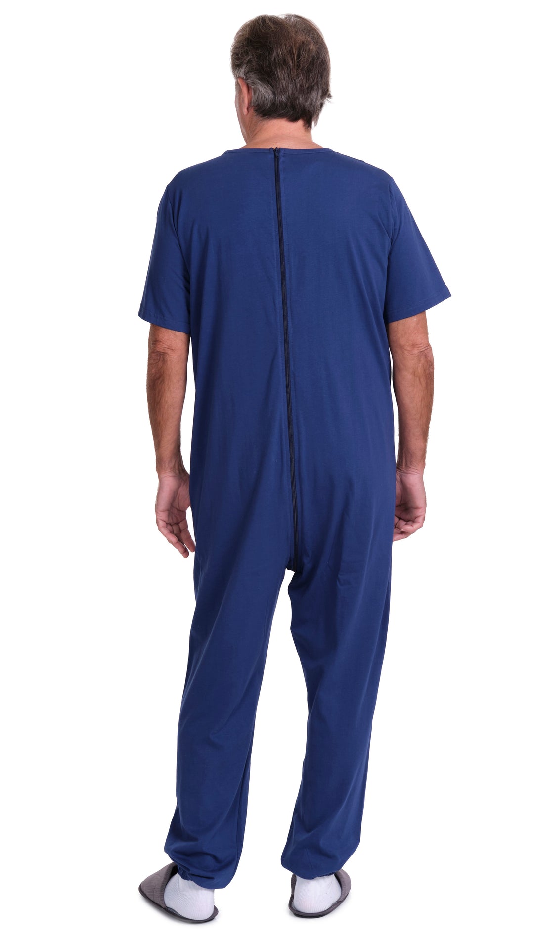 Pflegeoverall aus 100% Baumwolle mit durchgehendem Reißverschluss - 9078 MC PL
