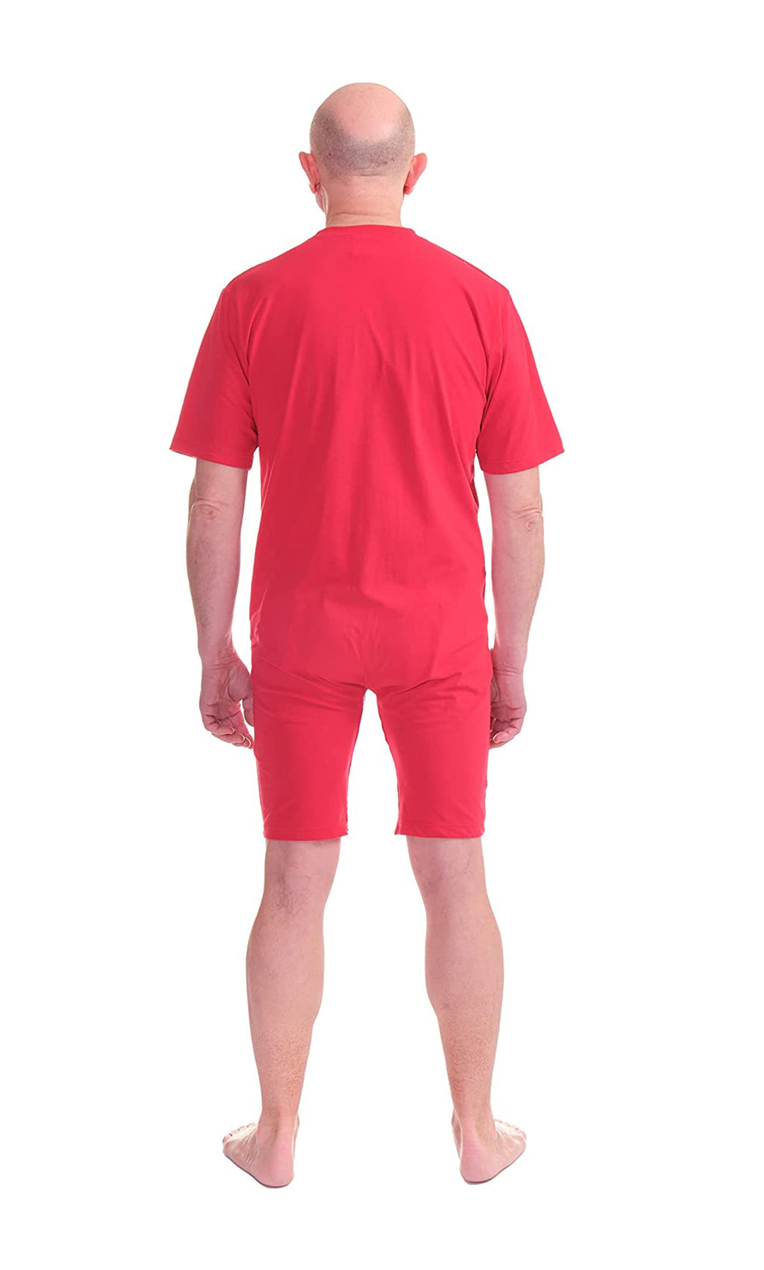 Unisex Pflegebody aus Baumwolle mit Bein-Druckknöpfen | Made in Italy - 9076