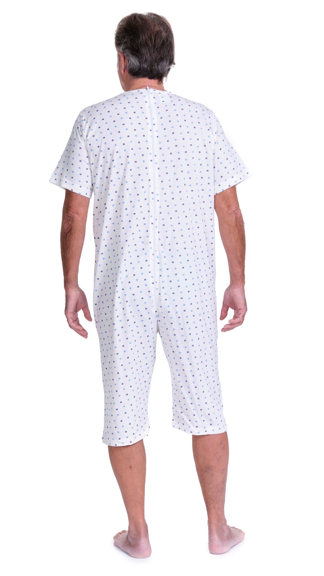 Handgefertigter Sommer-Pflegeoverall aus 100% Baumwolle | Unisex - 9012/5