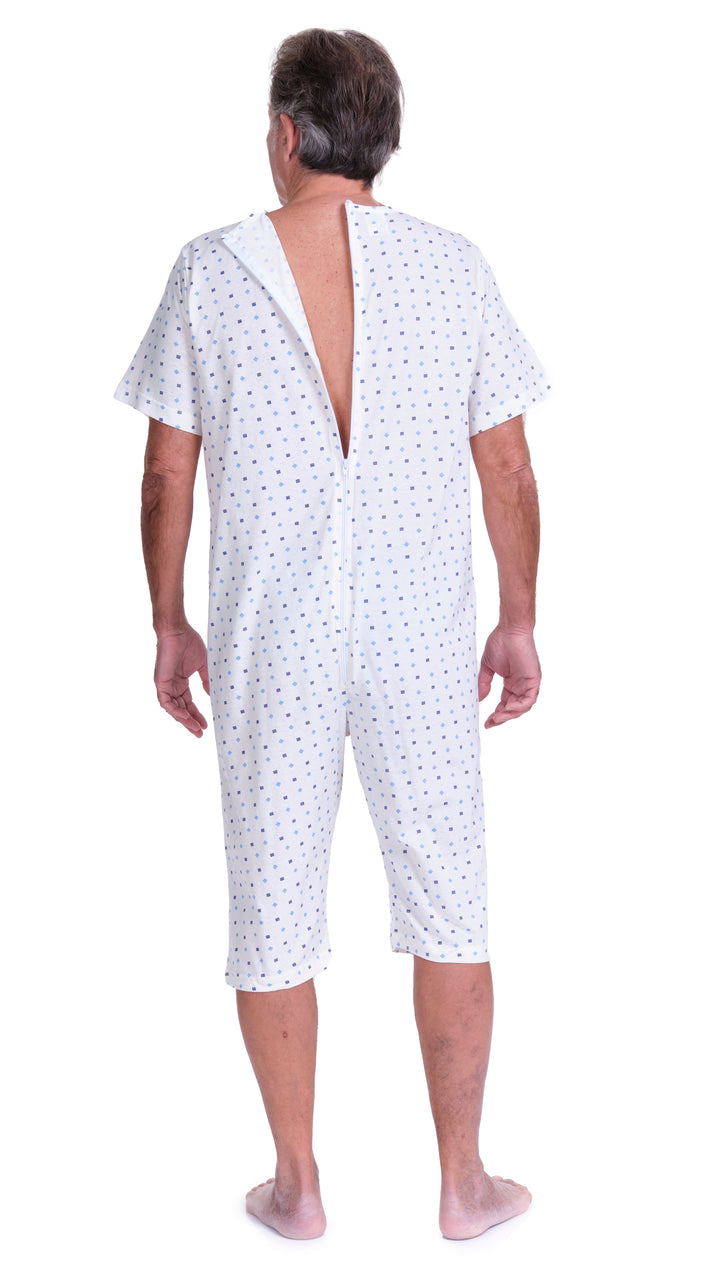 Handgefertigter Sommer-Pflegeoverall aus 100% Baumwolle | Unisex - 9012/5