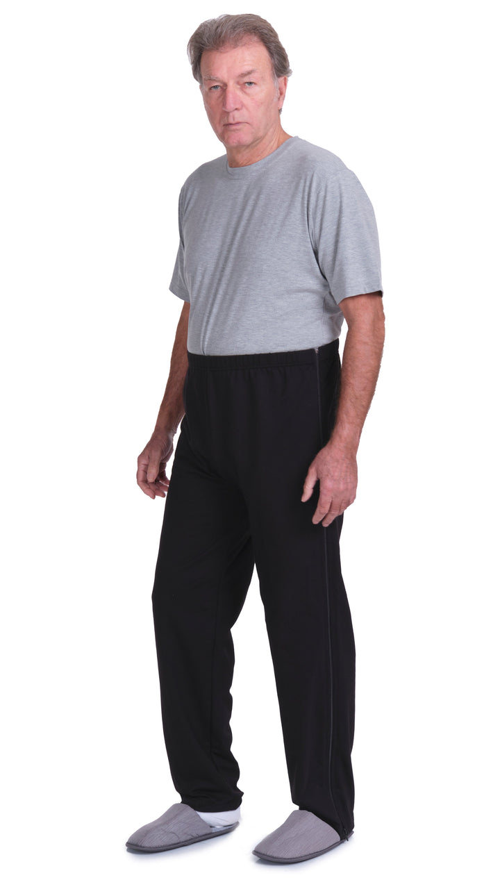 Postoperative Reha-Hose mit beidseitig durchgehenden Reißverschlüssen - 9038